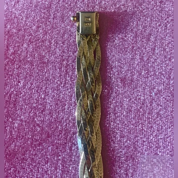 14 KG Italy Braided Bracelet Estate